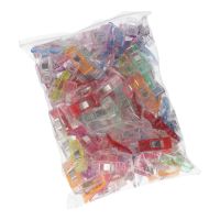 Fixačné kolíky / svorky na látky 27 x 10 mm 100 ks, MIX