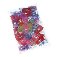 Fixačné kolíky / svorky na látky 33 x 18 mm 50 ks, MIX