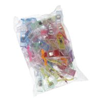 Fixačné kolíky / svorky na látky 37 x 10 mm 50 ks, MIX