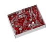 Fixačné kolíky / svorky na látky 27 x 10 mm 50 ks, červené