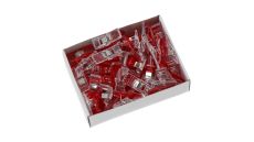 Fixačné kolíky / svorky na látky 27 x 10 mm 50 ks, červené