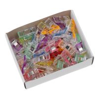 Fixačné kolíky / svorky na látky 27 x 10 mm 50 ks, MIX