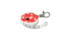 PICCO DECOR FLORA RED krajčírsky meter zvinovací, obojstranný, 150 cm - červený