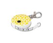 PICCO DECOR FLORA YELLOW krajčírsky meter zvinovací, obojstranný, 150 cm - žltý