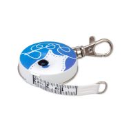 PICCO DECOR GARN BLUE krajčírsky meter zvinovací, obojstranný, 150 cm - modrý