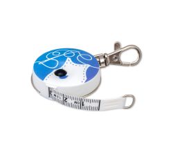 PICCO DECOR GARN BLUE krajčírsky meter zvinovací, obojstranný, 150 cm - modrý