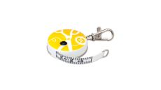 PICCO DECOR GARN YELLOW krajčírsky meter zvinovací, obojstranný, 150 cm - žltý