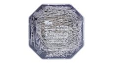 Špendlíky, 0,60 x 34 mm, strieborné farby, 50 g, plastová krabička