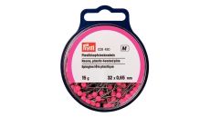 Špendlíky s plastovou hlavičkou, 0,65 x 32 mm, neónové, 15 g