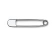 Identifikačný špendlík pre práčovne, 3,00 x 108 mm, strieborné farby