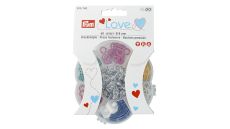 Sada stláčacích gombíkov Jersey, Prym Love, 8 mm, 60 ks, rôzne farby