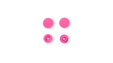 Plastové patentky "Color Snaps" okrúhle, 12,4 mm, 30 ks, pink