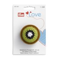 Háčkovaný ihelníček a závážie 2v1, Prym Love, 6 cm, "Kiwi"