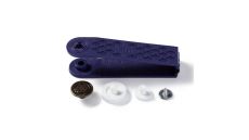 Džínsové gombíky + narážač, vzor kvety, 17 mm, 8 ks, starožitná mosadz