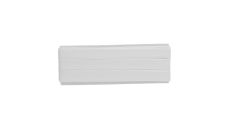 Bavlnená stuha, 5 m x 10 mm, biela