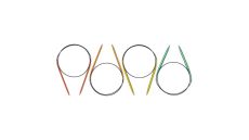 Kruhové pletacie ihlice, 4,5-7,0 mm, 80 cm, farebné