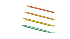 Kruhové pletacie ihlice, 4,5-7,0 mm, 80 cm, farebné