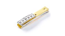 Krajčírsky meter s kovovou podložkou Profi, 150/60 cm/palcov