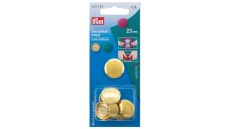Poťahovacie gombíky, 23 mm, 4 ks, zlaté farby