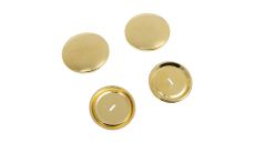 Poťahovacie gombíky, 38 mm, 2 ks, zlaté farby