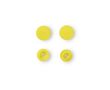 Plastové patentky "Color Snaps" okrúhle, 12,4 mm, 30 ks, svetlo žlté
