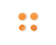 Plastové patentky "Color Snaps" okrúhle, 12,4 mm, 30 ks, oranžové