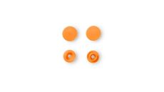 Plastové patentky "Color Snaps" okrúhle, 12,4 mm, 30 ks, oranžové