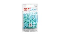 Plastové patentky "Color Snaps Mini", Prym Love, 9 mm, 36 ks, v odtieňoch mäty