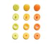 Plastové patentky "Color Snaps Mini", našitý vzhľad, Prym Love, 9 mm, 36 ks, v odtieňoch žltej
