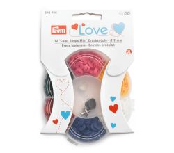 Box s farebnými patentkami "Color Snaps Mini", Prym Love, 9 mm