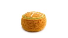 Háčkovaný ihelníček a závažie 2v1, Prym Love, 6 cm, "Pomaranč"