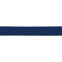 Bavlnená stuha, pevná, 5 m x 15 mm, tmavo modrá