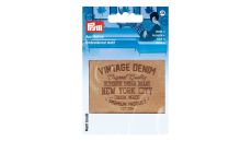 Nášivka štítok New York City, imitácia semišu, nažehľovacia, piesková