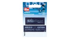 Nášivka štítok Surpreme Quality/Raw Denim, nažehľovacia, modrá