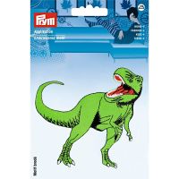 Nášivka dinosaurus, t-rex, veľký, nažehľovacia, zelená