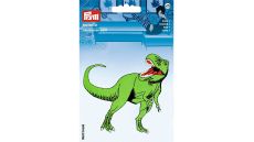 Nášivka dinosaurus, t-rex, veľký, nažehľovacia, zelená