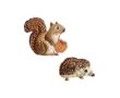Nášivka ježko a veverička, nažehľovacia
