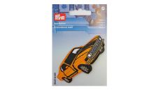 Nášivka starožitná auto, nažehľovacie, žltá