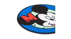 Nášivky tlačené Mickey Mouse, nažehľovacie, rôzne