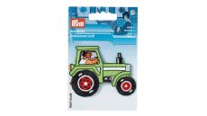 Nášivka traktor s vodičom, nažehľovacia, zelená