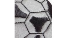 Nášivka futbalová lopta, samolepiaca/nažehľovacia