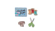 Nášivka 'Handmade for you', samolepiaca/nažehľovacia
