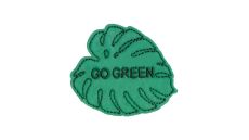 Nášivka recyklovaná, list go green, nažehľovacia