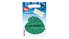 Nášivka recyklovaná, list go green, nažehľovacia