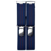 Traky klasické, 120 cm, 30 mm, tmavo modré/červené