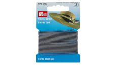 Elastická šnúrka, 1,5 mm, svetlo šedá, 3 m