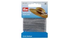 Elastická šnúrka, 1,5 mm, strieborná, 3 m