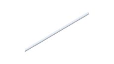 Elastická šnúrka, 2,5 mm, biela, 3 m