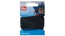 Elastická šnúrka, 2,5 mm, sivá, 3 m