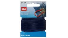 Elastická šnúrka, 2,5 mm, tmavo modrá, 3 m